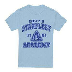 Star Trek Mens Old School T-Shirt / Light Blue